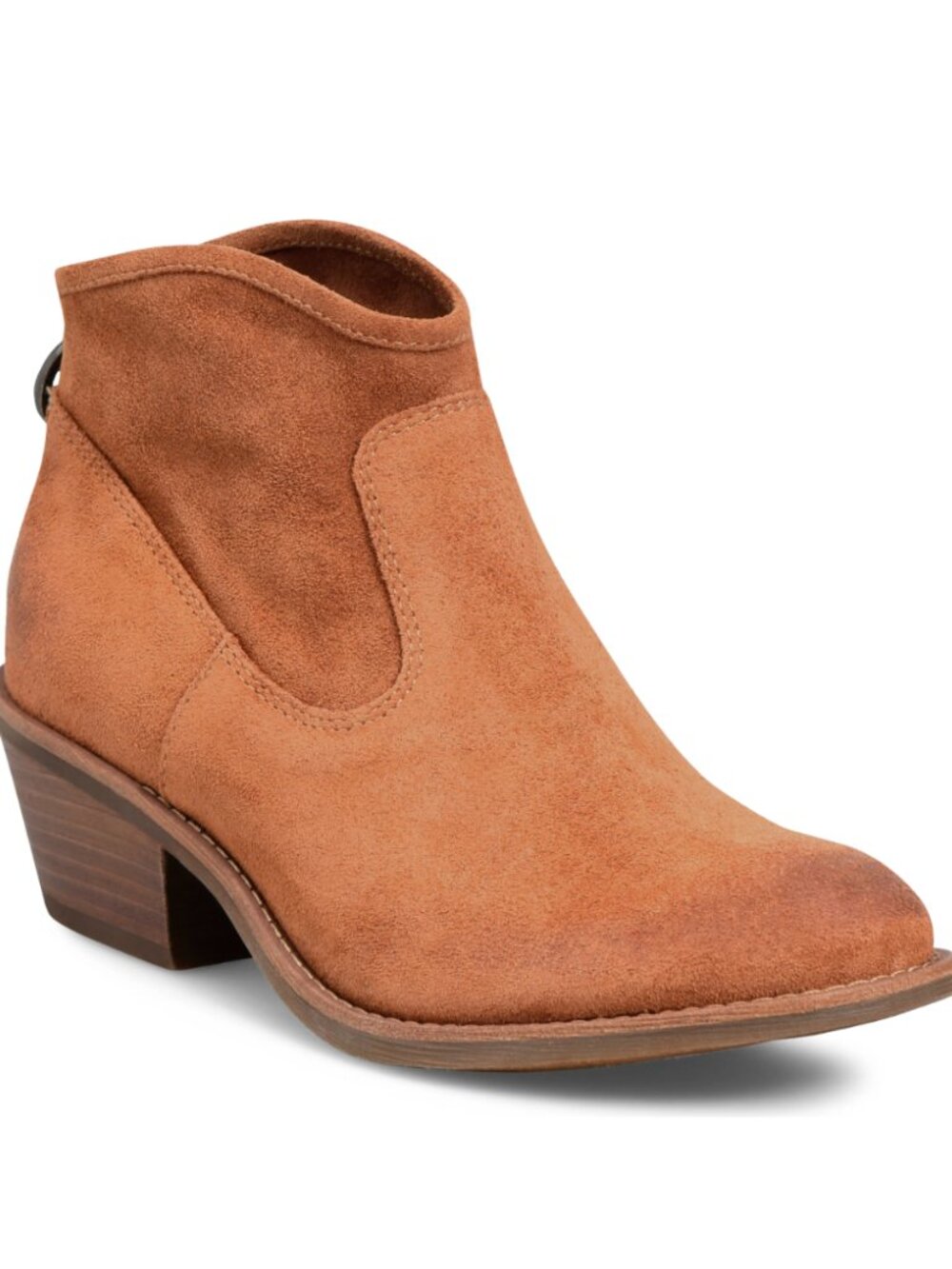 NWOT - Sofft Aisley Boot Luggage Tan Leather Ankle Booties Size 9.5 M